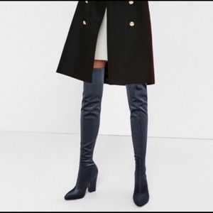 Zara thigh high boots